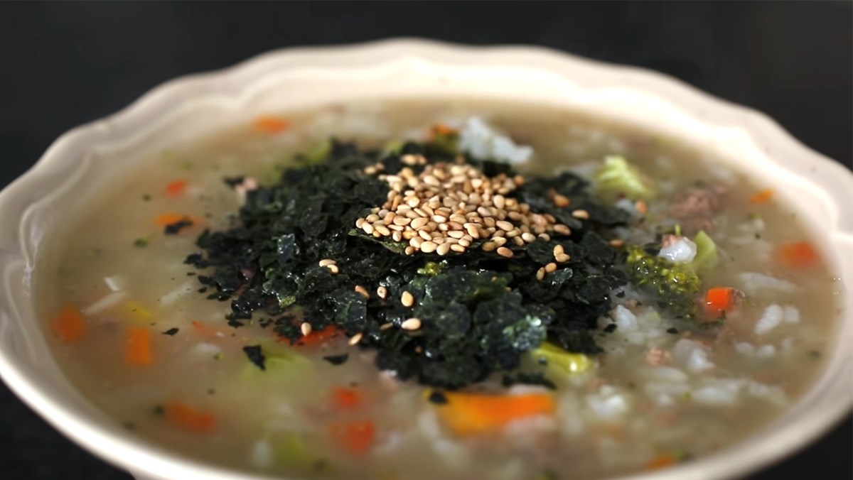 cháo gà tổ yến