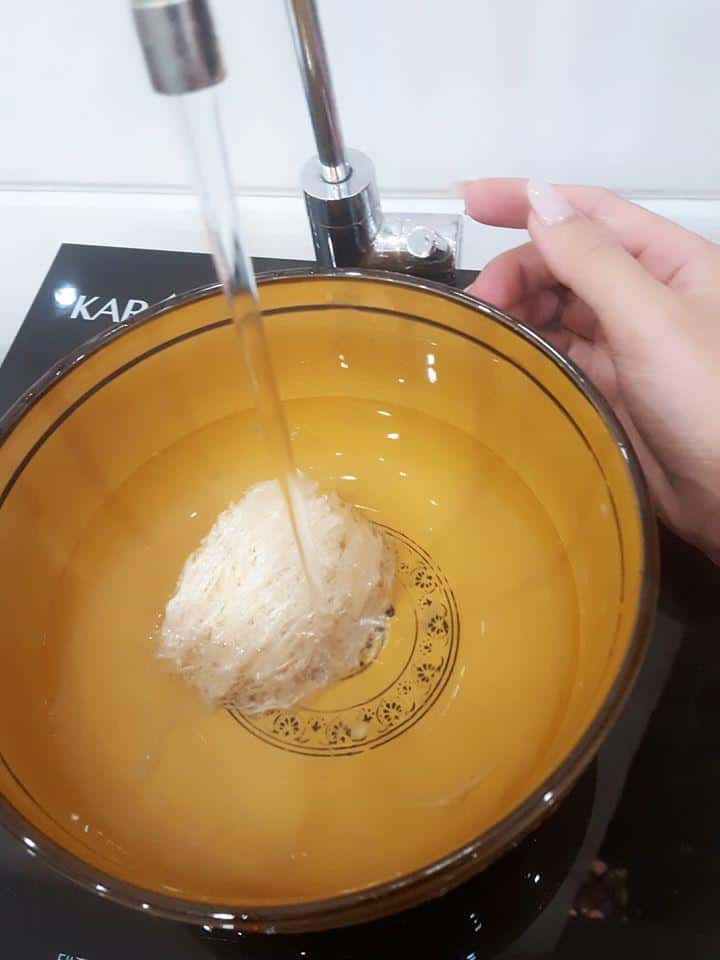 làm sạch tổ yến thô